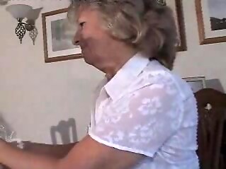 hairy Delightful Granny In Girdle And Seamed Nylons big tits granny